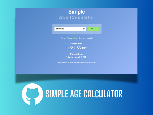 age calculator